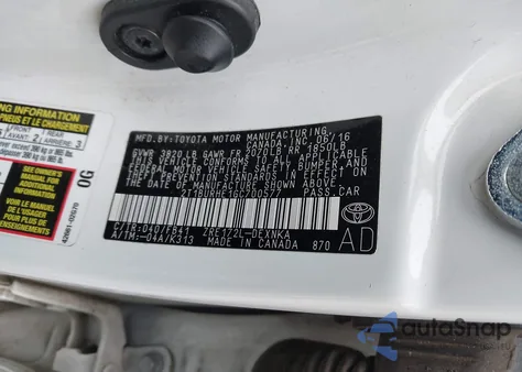 2016 Toyota Corolla Le z USA, uszkodzony, nr VIN 2T1BURHE1GC700577